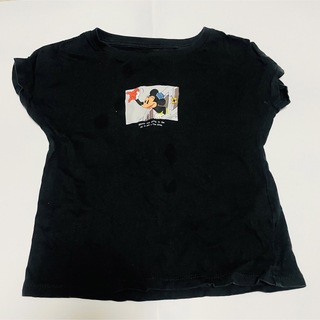 ディズニー(Disney)のミニーマウス レトロ 半袖Tシャツ キッズ服 子供服 ディズニー 100cm(Tシャツ/カットソー)