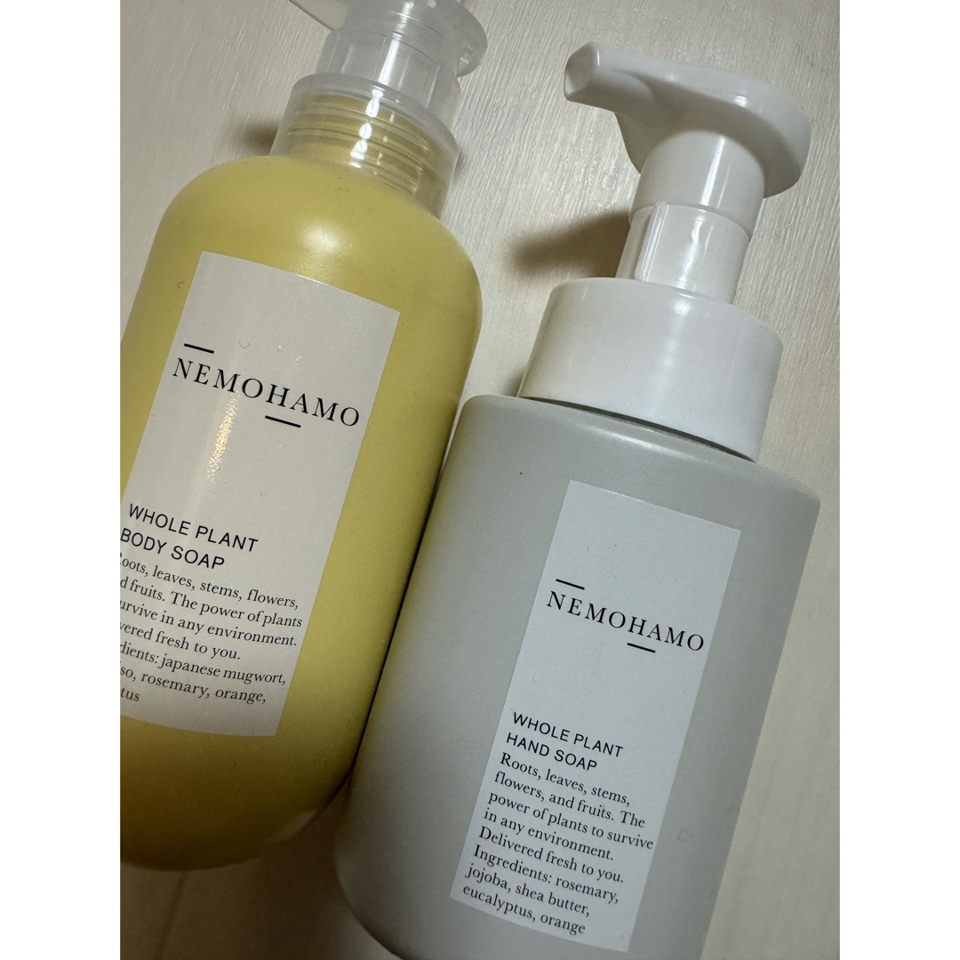 Cosme Kitchen(コスメキッチン)の未使用 NEMOHAMO ネモハモ  ハンド＆ボディケアのセット ￥4,510 コスメ/美容のボディケア(ボディソープ/石鹸)の商品写真