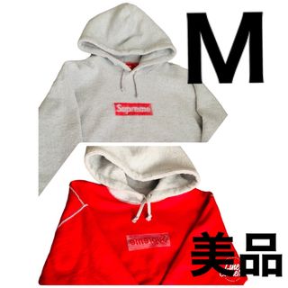 シュプリーム(Supreme)の【美品】23SS Supreme シュプリーム ボックスロゴ 　M リバーシブル(パーカー)