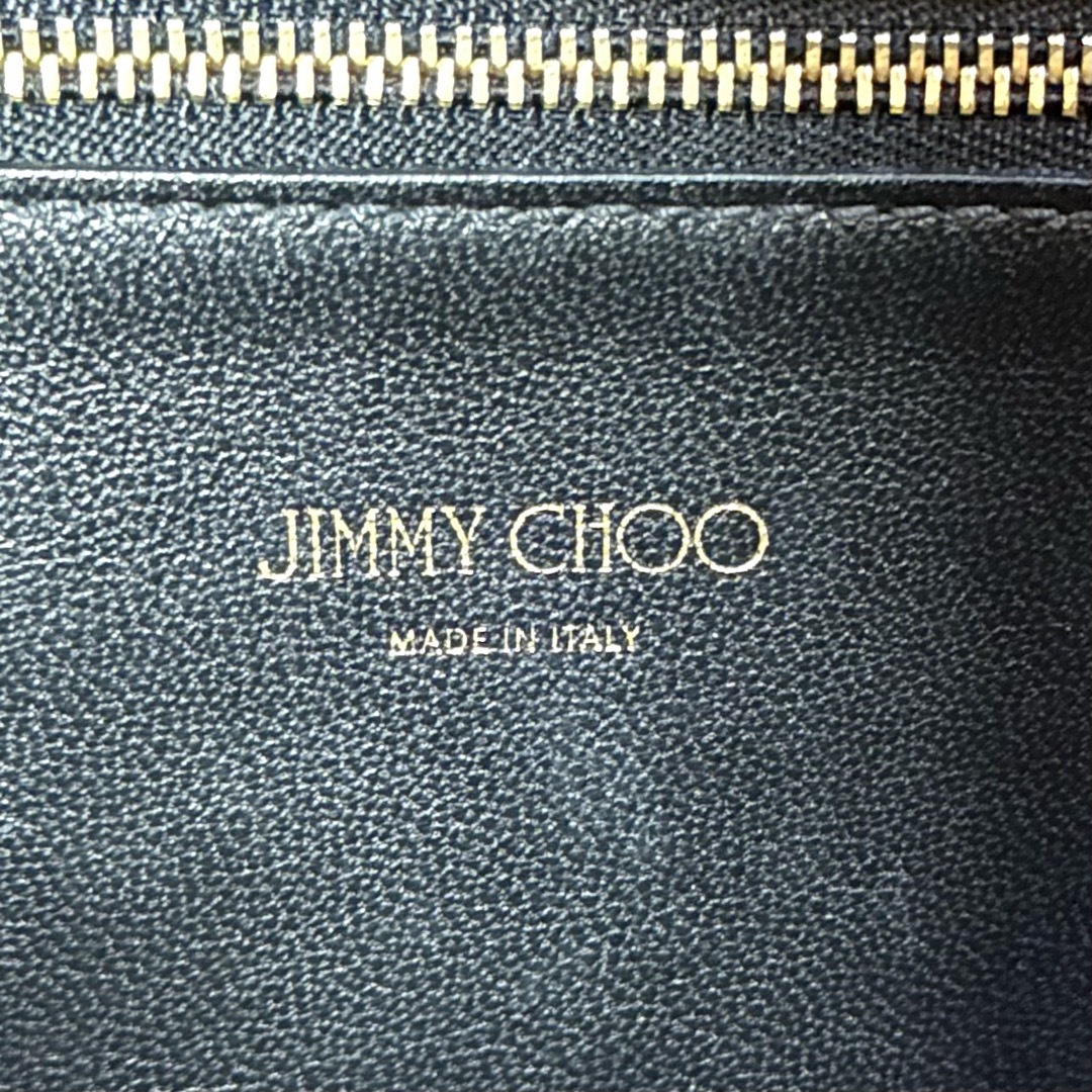JIMMY CHOO(ジミーチュウ)の【良品】JIMMY CHOO TWIST EAST ロゴ型押し A4トートバッグ レディースのバッグ(トートバッグ)の商品写真