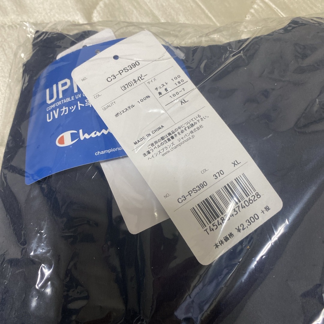 チャンピオン T－SHIRTS 品番：C3PS390 カラー：ネイビー 370  スポーツ/アウトドアのトレーニング/エクササイズ(その他)の商品写真