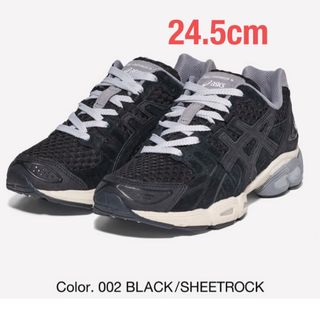 アシックス(asics)のENNOY×asics  GEL-NIMBUS 9 BLACK 24.5cm(スニーカー)