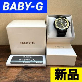 ベビージー(Baby-G)のBABY-G 5464JA ソーラー充電式　ベビージー　腕時計　黒　ブラック(腕時計)