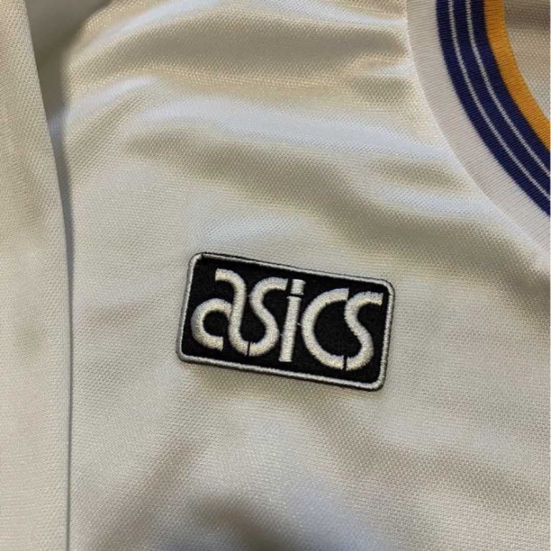 asics(アシックス)のレア　90s asics 長袖サッカーゲームシャツ　新品未使用タグ付き スポーツ/アウトドアのサッカー/フットサル(ウェア)の商品写真