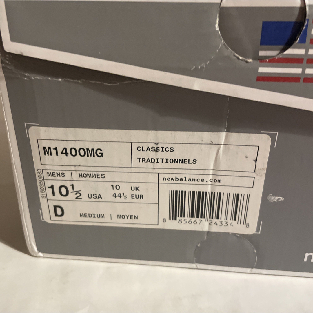 New Balance(ニューバランス)のnew balance M1400MG 28.5cm 新品 メンズの靴/シューズ(スニーカー)の商品写真