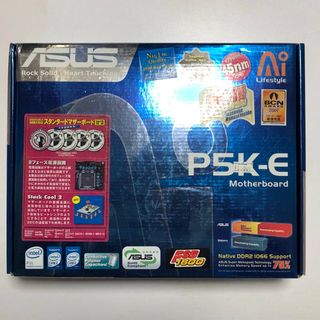 エイスース(ASUS)のASUS マザーボード P5K-E CPU Q9450 &メモリ 4G付(PCパーツ)