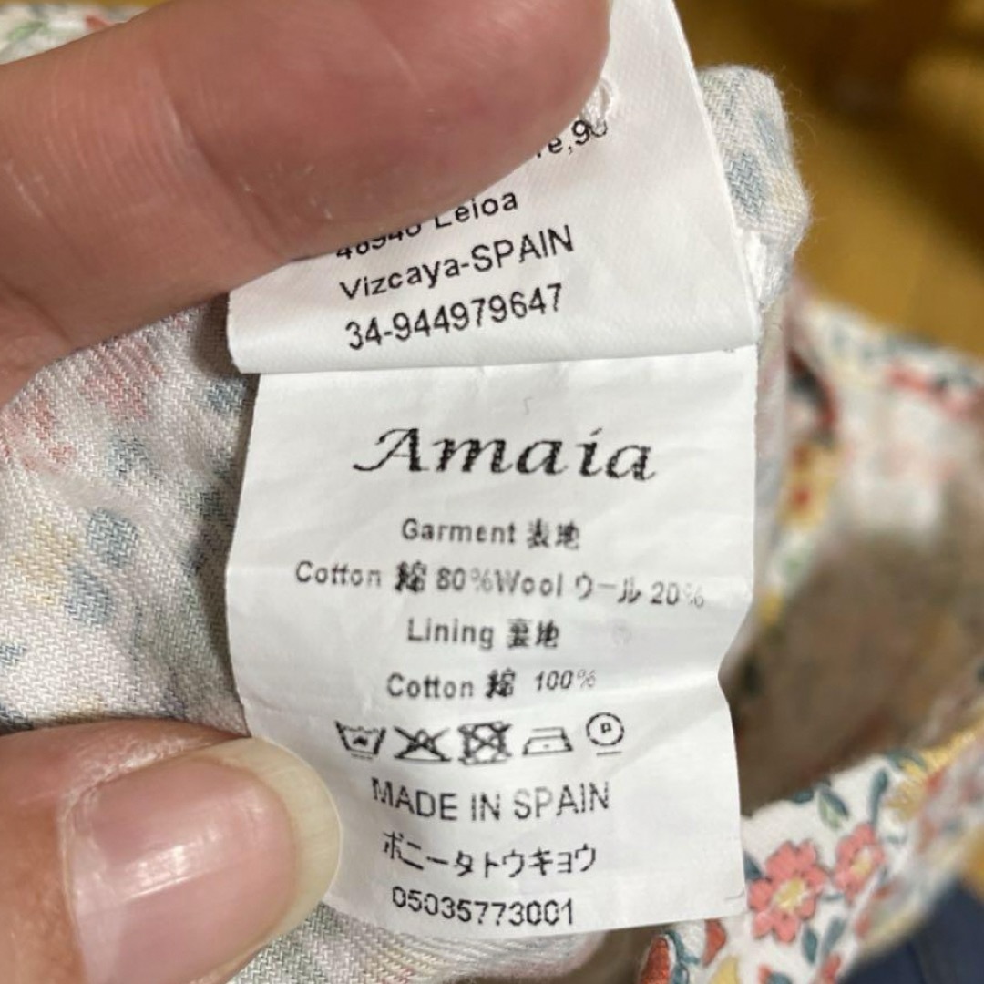 こども ビームス(コドモビームス)のamaia リバティブラウス　1y キッズ/ベビー/マタニティのベビー服(~85cm)(シャツ/カットソー)の商品写真