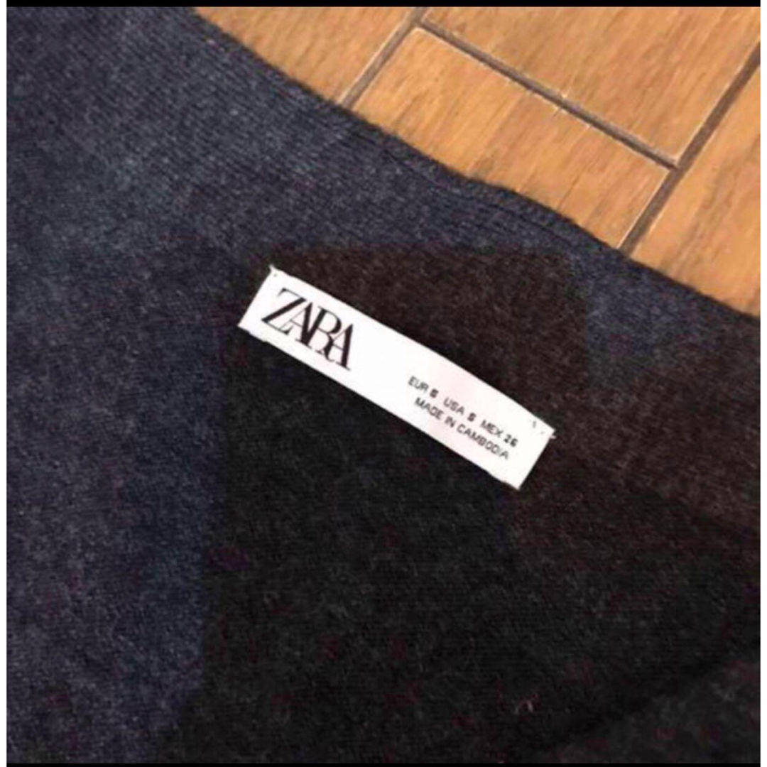 ZARA(ザラ)のZARA リボン付ミディワンピース レディースのワンピース(ロングワンピース/マキシワンピース)の商品写真