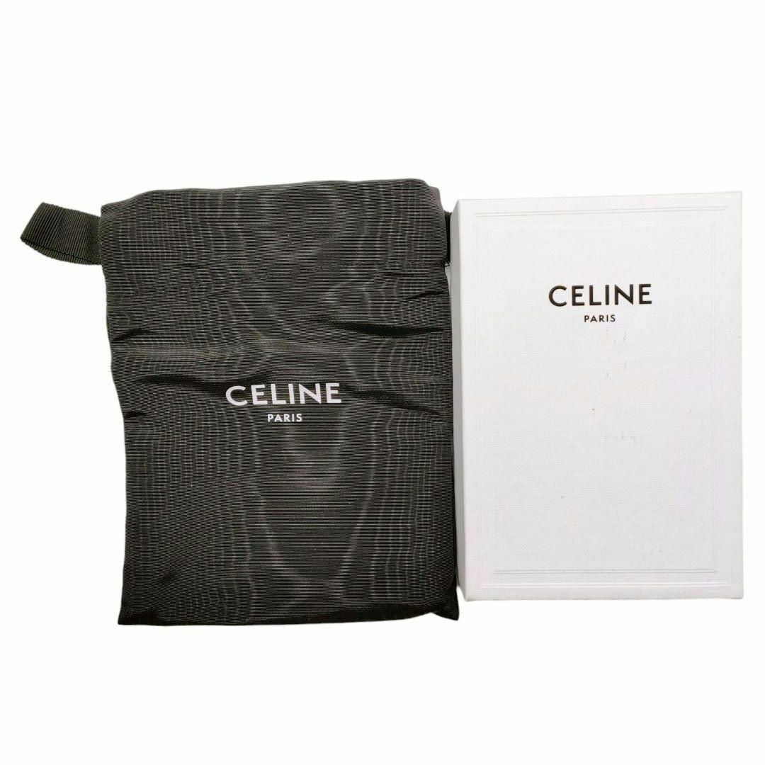 celine(セリーヌ)のセリーヌ　折り財布　スモールストラップウォレット　グレー　ピンク レディースのファッション小物(財布)の商品写真