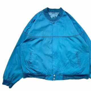 【JohnBlair】ブルー ダービージャケット XLサイズ DERBY(ブルゾン)