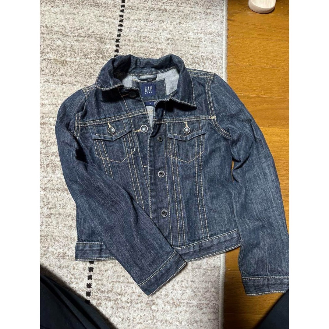 GAP Kids(ギャップキッズ)のGAP デニムジャケット　130美品 キッズ/ベビー/マタニティのキッズ服男の子用(90cm~)(ジャケット/上着)の商品写真