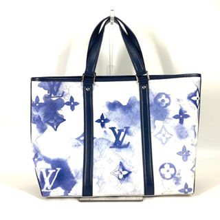 ルイヴィトン(LOUIS VUITTON)のルイヴィトン LOUIS VUITTON トートPM  M45755 モノグラム ウィークエンド トートバッグ カバン ショルダーバッグ ブルー(ショルダーバッグ)