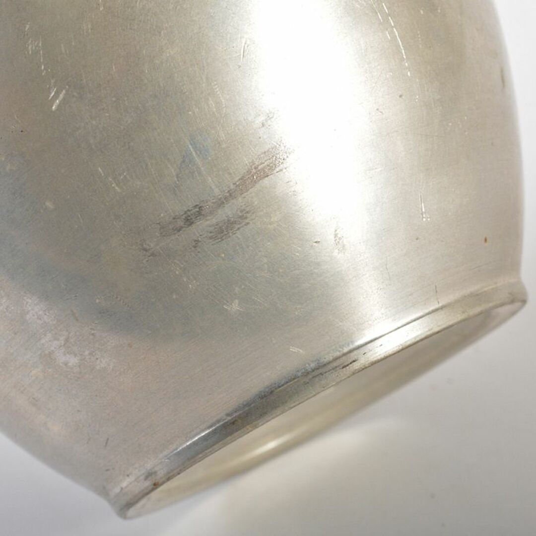 煎茶道具 継山造 本錫 茶壷 茶心壷 約264g 時代箱付 M R6852の 煎茶道具 継山造 本錫 茶壷 茶心壷 約264g 時代箱付 M R6852の