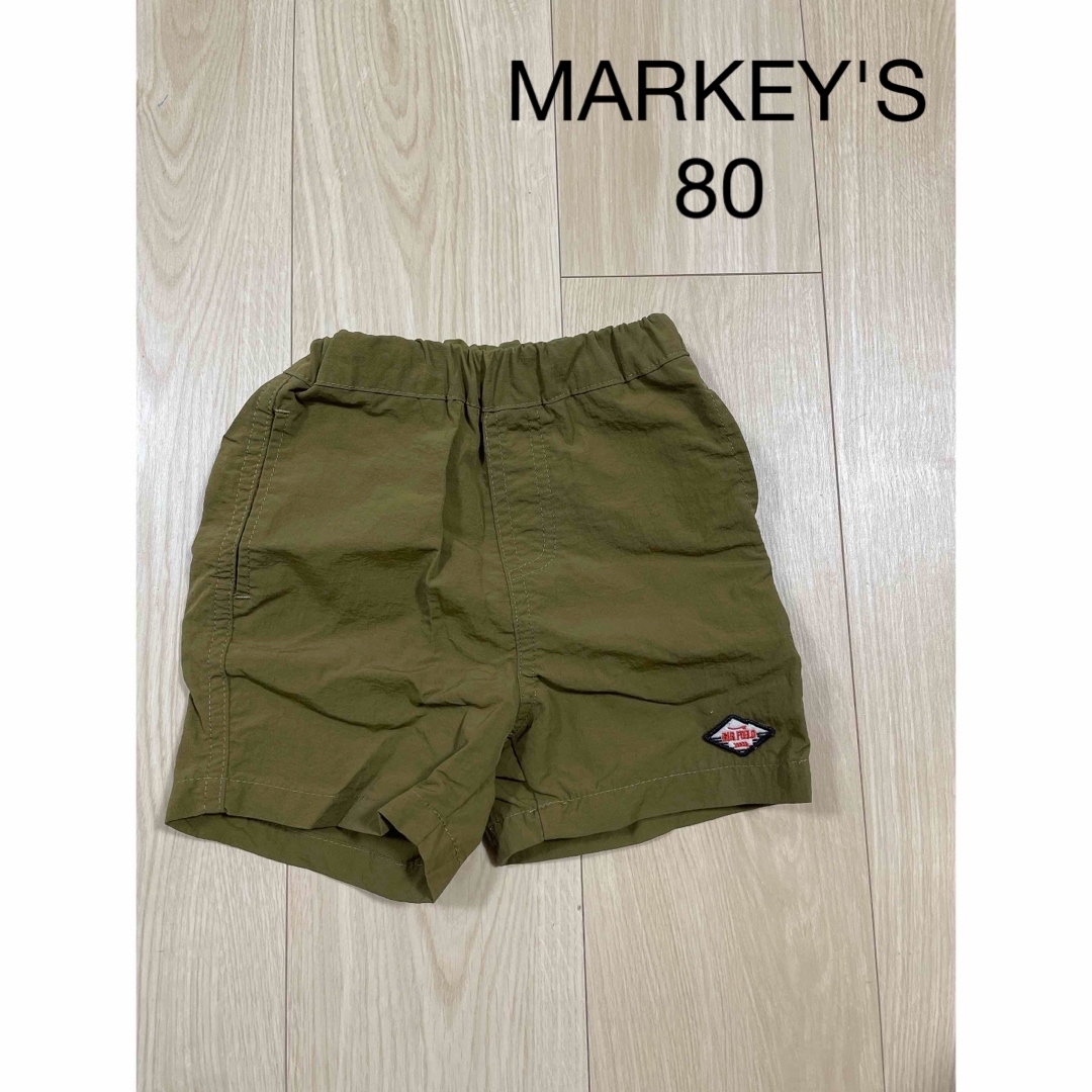 MARKEY'S(マーキーズ)のMARKEY'S＊マーキーズ　カーキ短パン　80 キッズ/ベビー/マタニティのベビー服(~85cm)(パンツ)の商品写真