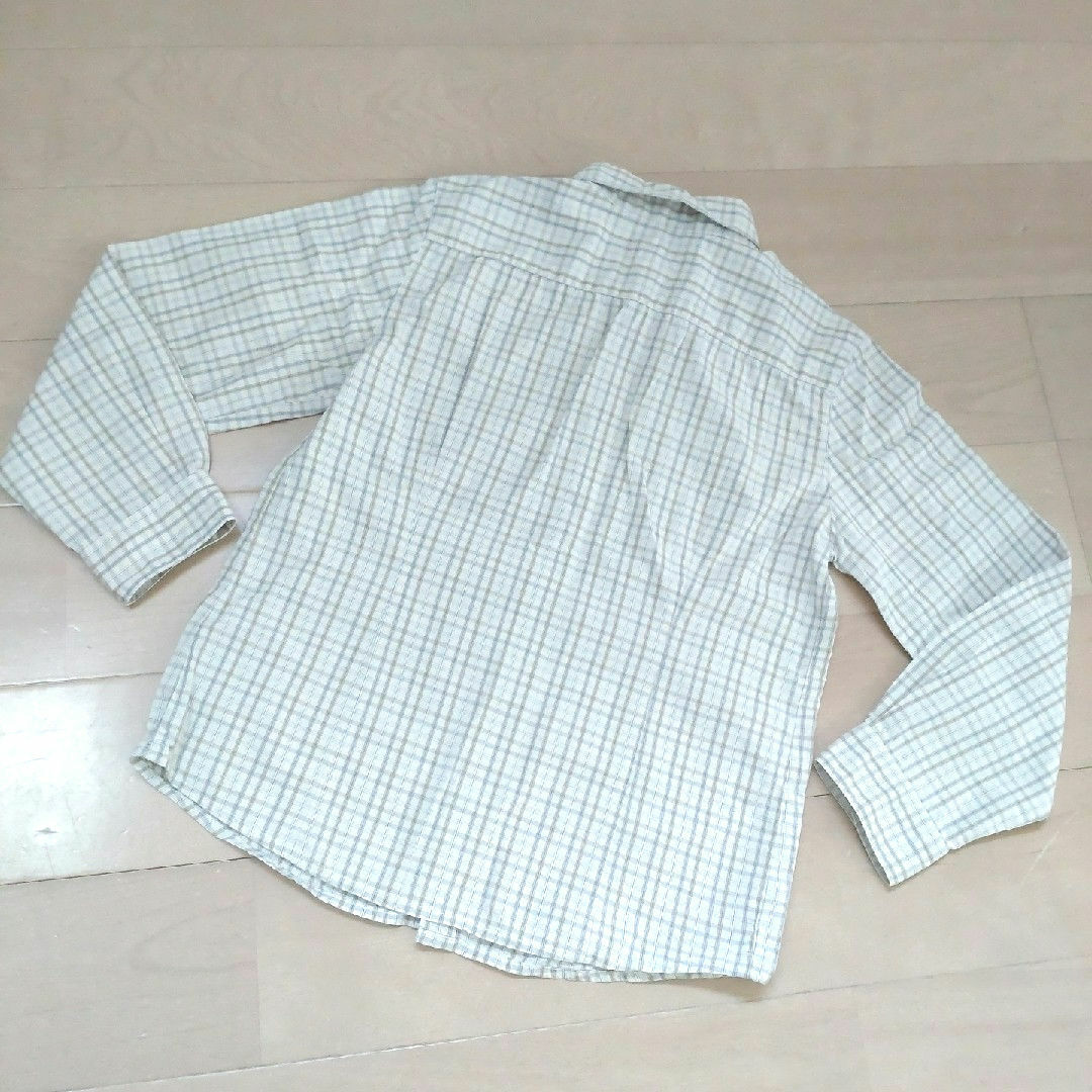 Bonpoint(ボンポワン)のBonpoint　ボンポワン 120cm シャツ　チェック キッズ/ベビー/マタニティのキッズ服男の子用(90cm~)(ブラウス)の商品写真