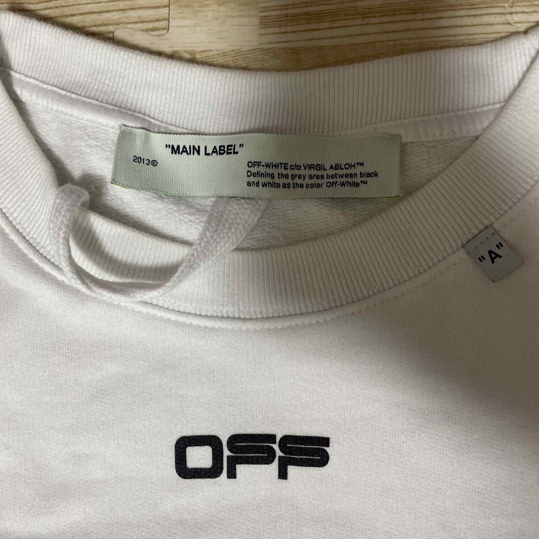 OFF-WHITE(オフホワイト)のOFF-WHITE　トレーナー メンズのトップス(スウェット)の商品写真