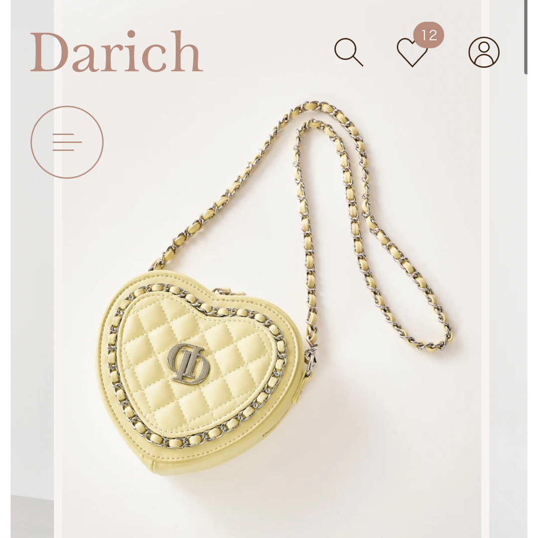 Darich - ハートモチーフミニバッグの通販 by お値引きできません！お