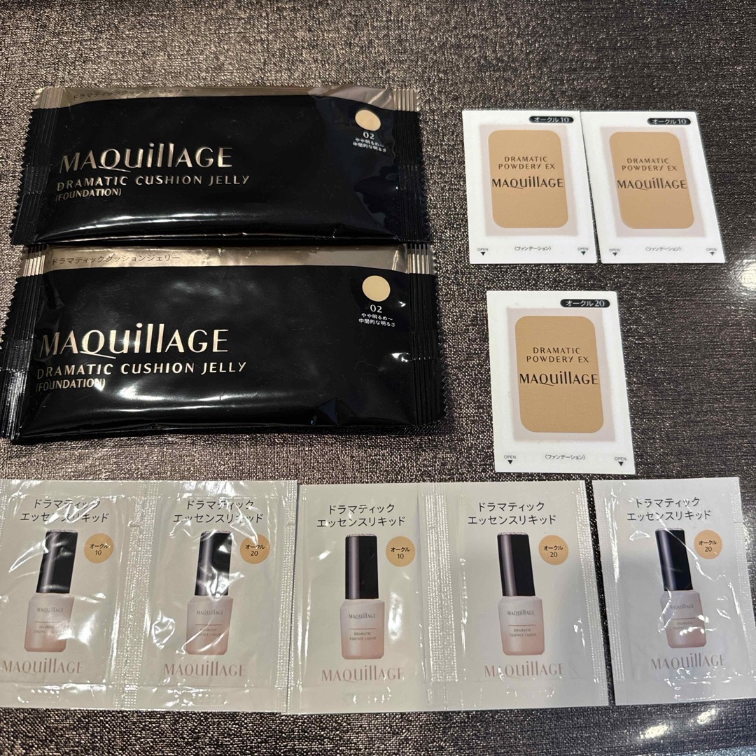 MAQuillAGE(マキアージュ)のマキアージュ　サンプルセット　10点 コスメ/美容のキット/セット(サンプル/トライアルキット)の商品写真