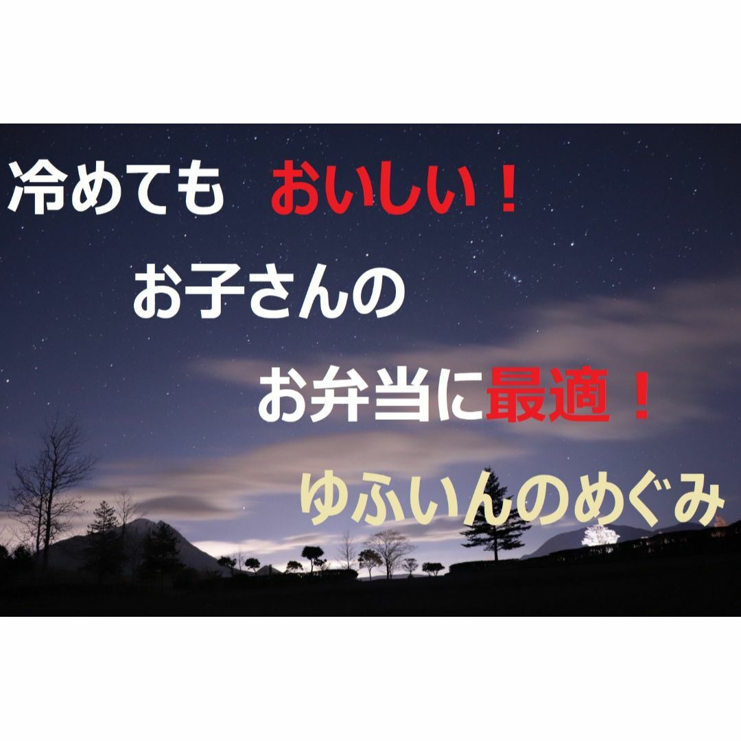 2023年産「ゆふいんのめぐみ」なつほのか白米5kg 食品/飲料/酒の食品(米/穀物)の商品写真