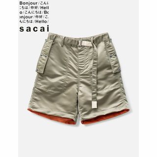 SACAI ナイロン ツイル ショーツ