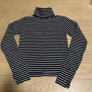 アメリカンアパレル(American Apparel)のボーダーハイネックトップス / American Apparel(カットソー(長袖/七分))