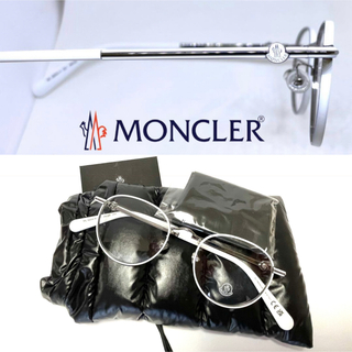 MONCLER - MONCLER モンクレール ML5204-H 021 ホワイト メガネ