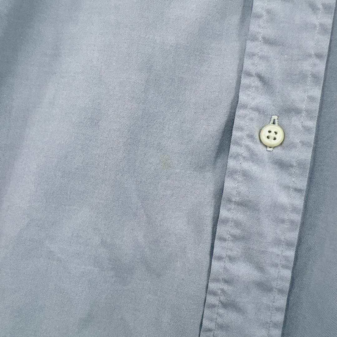 Ralph Lauren(ラルフローレン)のラルフローレン　刺繍ポニー　BDシャツ　YARMOUTH　古着　ライトブルー メンズのトップス(Tシャツ/カットソー(七分/長袖))の商品写真