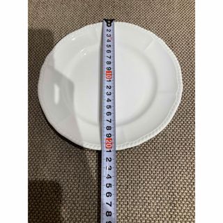 ノリタケ(Noritake)のノリタケ　クインシーホワイト　18㎝&21㎝(食器)