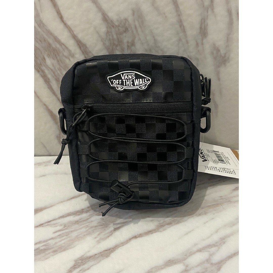 VANS(ヴァンズ)のdc VANS バンズ ショルダーバッグ  SHOULDER 　黒　チェッカー メンズのバッグ(ショルダーバッグ)の商品写真