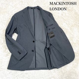 【美品】マッキントッシュロンドン テーラードジャケット 2B 背抜き グレー M