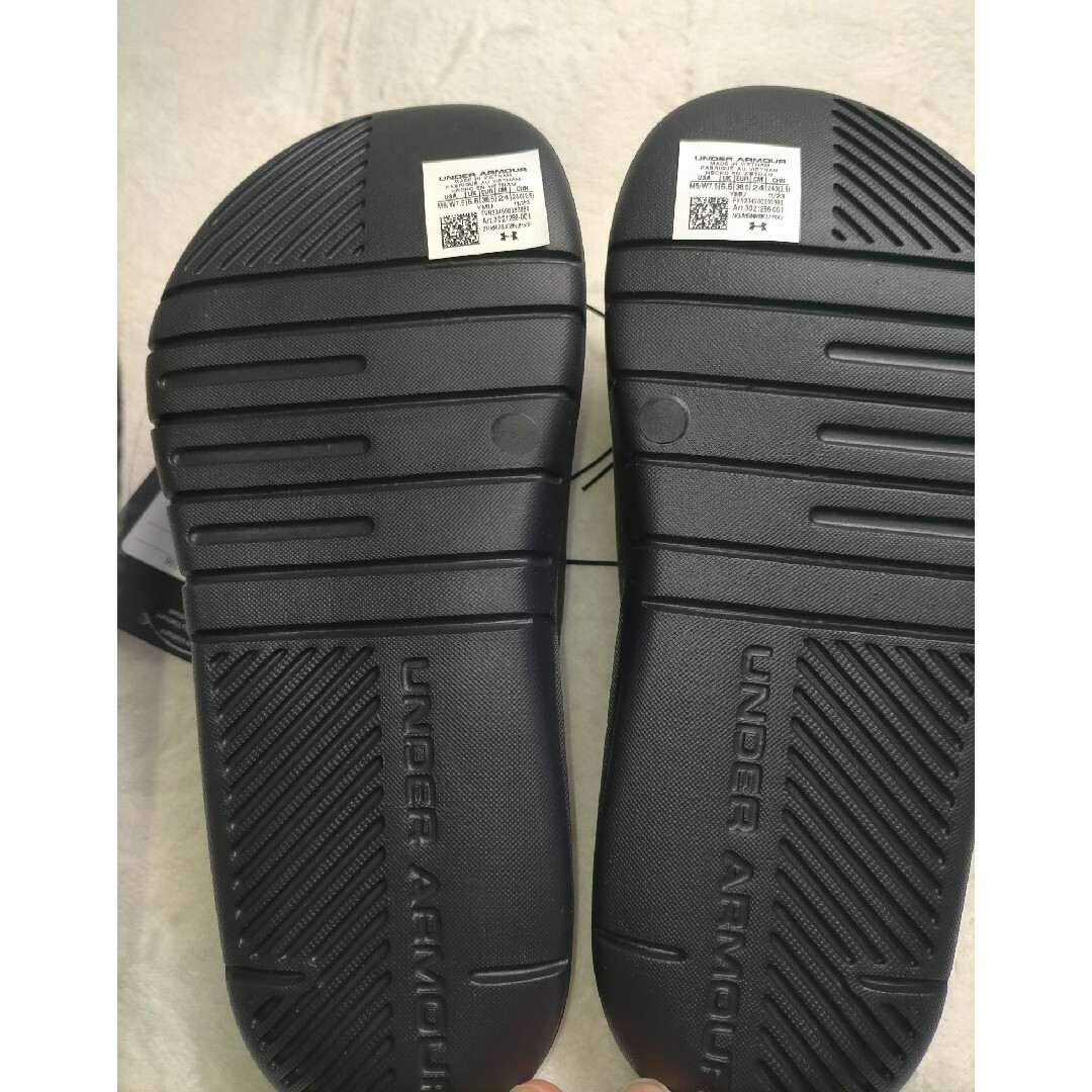 UNDER ARMOUR(アンダーアーマー)のアンダーアーマー サンダル 24cm ブラック シャワーサンダル UA メンズの靴/シューズ(サンダル)の商品写真