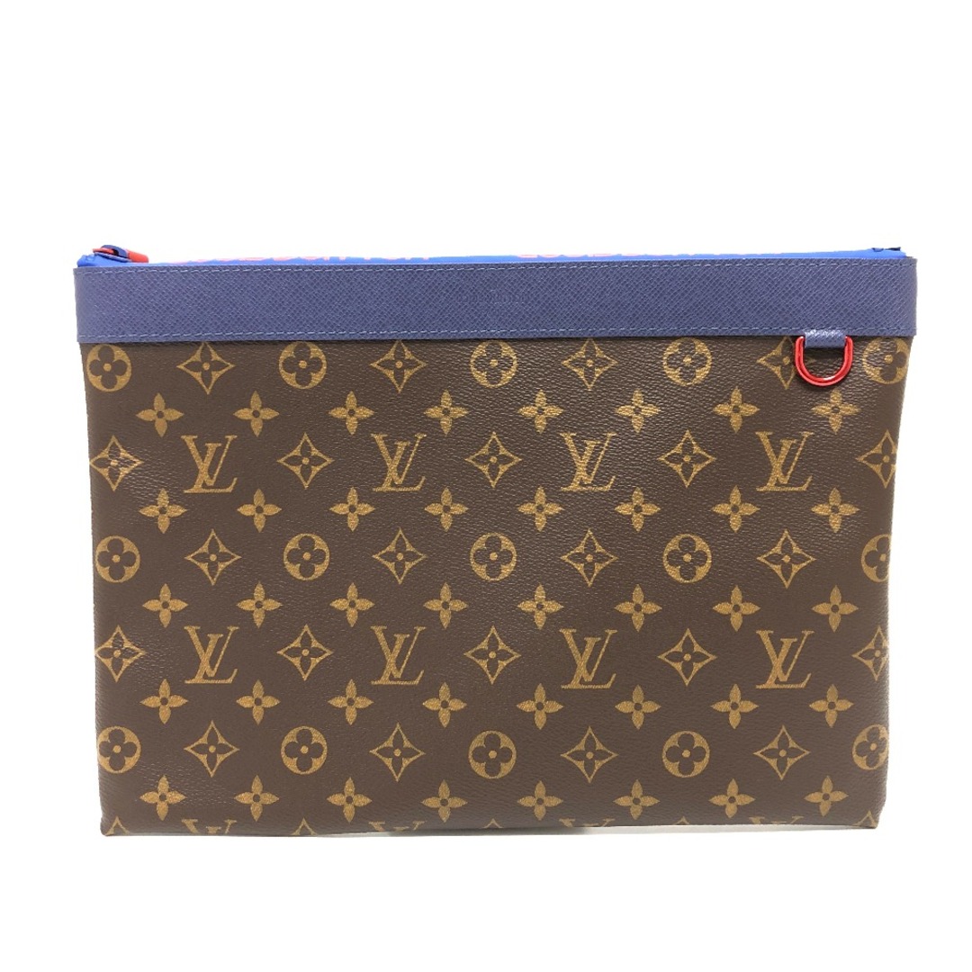 LOUIS VUITTON(ルイヴィトン)のルイヴィトン LOUIS VUITTON ポシェット アポロ M63048 モノグラム ポーチ クラッチバッグ モノグラムキャンバス ブラウン メンズのバッグ(セカンドバッグ/クラッチバッグ)の商品写真