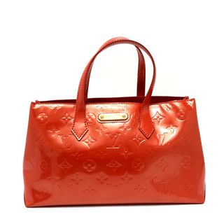 ルイヴィトン(LOUIS VUITTON)のルイヴィトン LOUIS VUITTON ウィルシャーPM M93644 モノグラムヴェルニ ブルーバード トートバッグ モノグラムヴェルニ オレンジ系(トートバッグ)