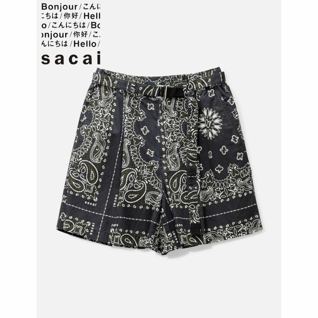 sacai(サカイ)のSACAI バンダナ プリント ショーツ メンズのパンツ(ショートパンツ)の商品写真