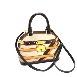 ルイヴィトン(LOUIS VUITTON)のルイヴィトン LOUIS VUITTON アルマBB M52552  タイムトランク 2WAY カバン ハンドバッグ レザー ブラウン(ハンドバッグ)