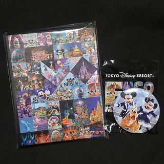 ディズニー(Disney)のDisney　ポストカード/ポストカードホルダー　缶バッチ　モーメンツ展限定(キャラクターグッズ)