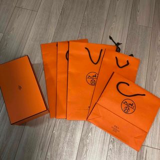 エルメス(Hermes)のエルメス　hermes ショップ袋各種　オレンジボックス(ショップ袋)