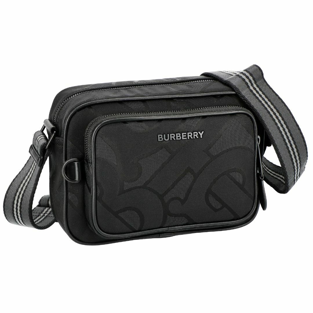 BURBERRY(バーバリー)の未使用 正規品 バーバリー ショルダーバッグ メンズ ブラック ファスナー式 メンズのバッグ(ショルダーバッグ)の商品写真