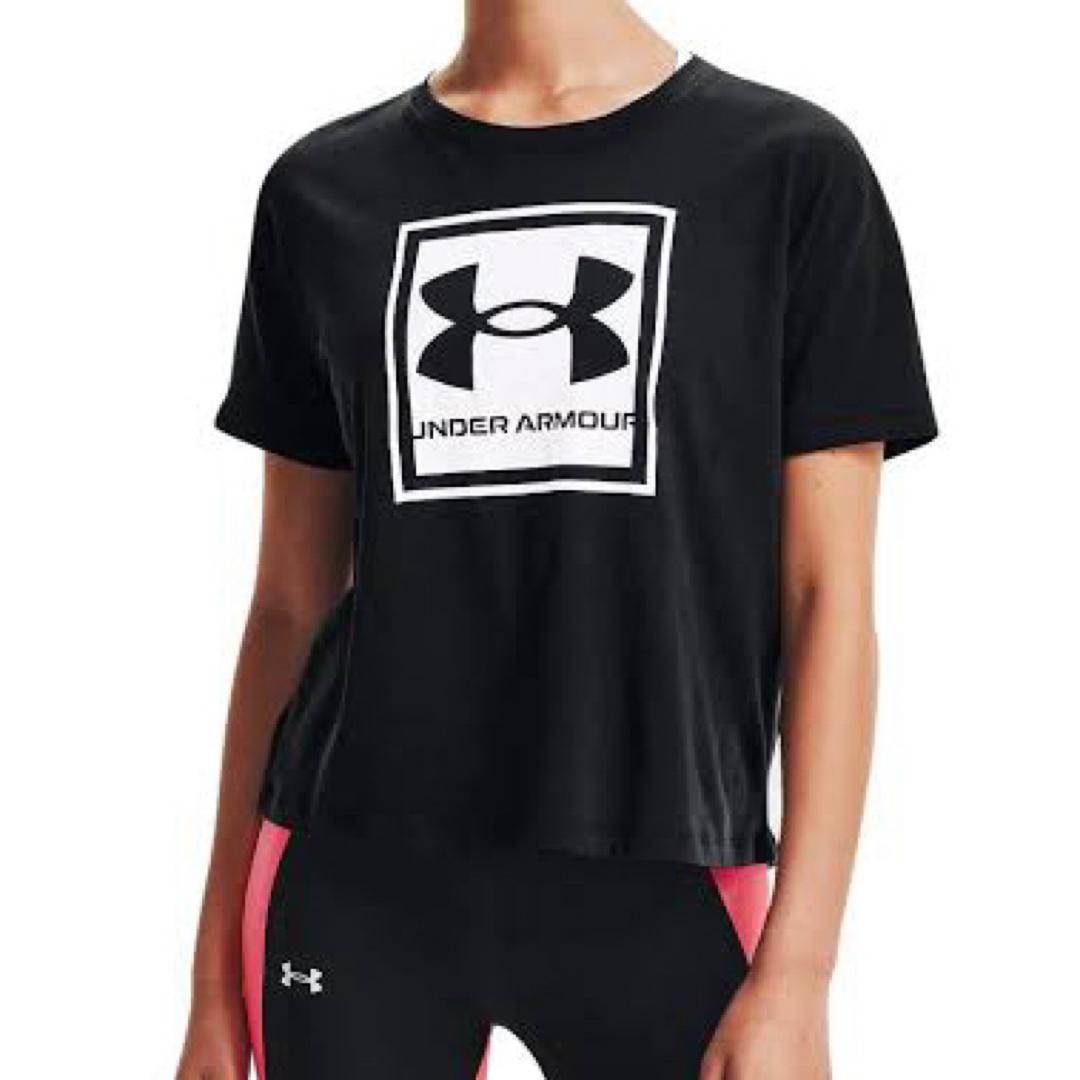 UNDER ARMOUR(アンダーアーマー)のアンダーアーマー レディース 半袖Tシャツ トップス 黒 M  レディースのトップス(Tシャツ(半袖/袖なし))の商品写真