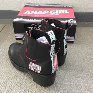 ANAP GiRL - 新品】　アナップガール　ブーツ　22㎝　黒　ブラック