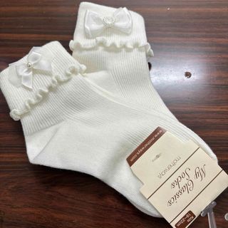 motherways - 新品　マザウェイズ　セレモニー　ソックス　靴下　リボン