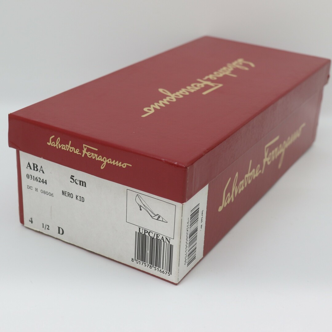 Ferragamo(フェラガモ)のITGDKSR1VWO0 salvatore ferragamo フェラガモ ヴァラ エナメル パンプス レッド 赤 レディース サイズ 5 1/2D レディースの靴/シューズ(ハイヒール/パンプス)の商品写真