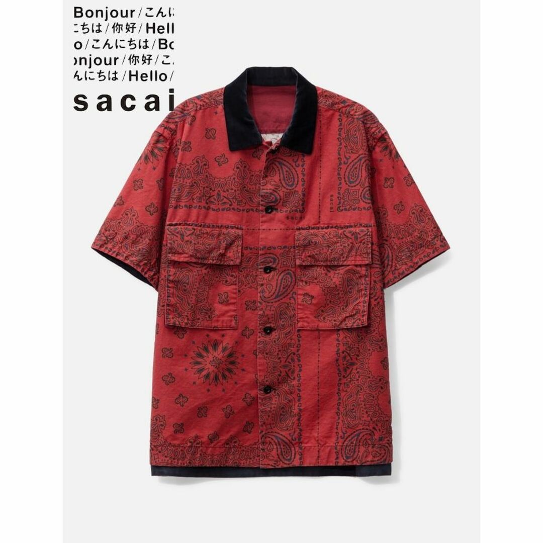 sacai(サカイ)のSACAI バンダナ プリント シャツ メンズのトップス(シャツ)の商品写真