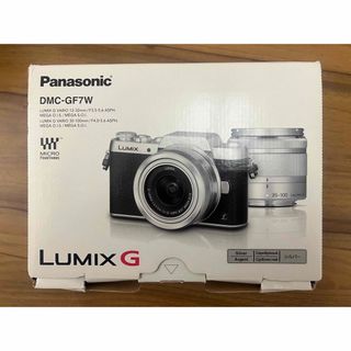 パナソニック(Panasonic)のPanasonic ミラーレス一眼カメラ DMC-GF7 DMC-GF7W-S(ミラーレス一眼)