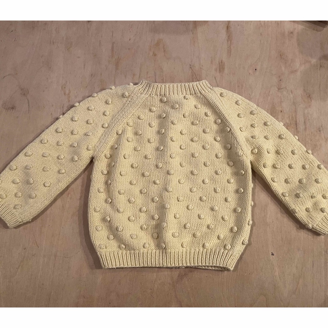 安い買付 Misha&Puffミーシャアンドパフpopcorn cardigan2-3y