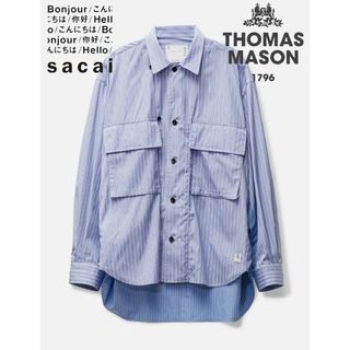 サカイ(sacai)のSACAI トーマス メイソン コットン ポプリン ロングスリーブ シャツ(シャツ)