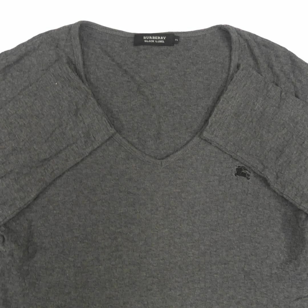 BURBERRY BLACK LABEL(バーバリーブラックレーベル)の廃盤 バーバリーブラックレーベル Tシャツ M ロンT カットソー TY3010 メンズのトップス(Tシャツ/カットソー(七分/長袖))の商品写真