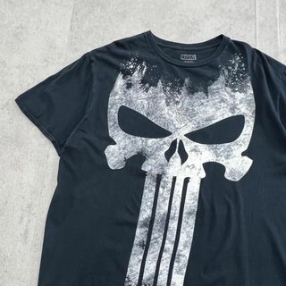 MARVEL - パニッシャー　MARVEL　マーベル　半袖Tシャツ　古着　ブラック　2XL