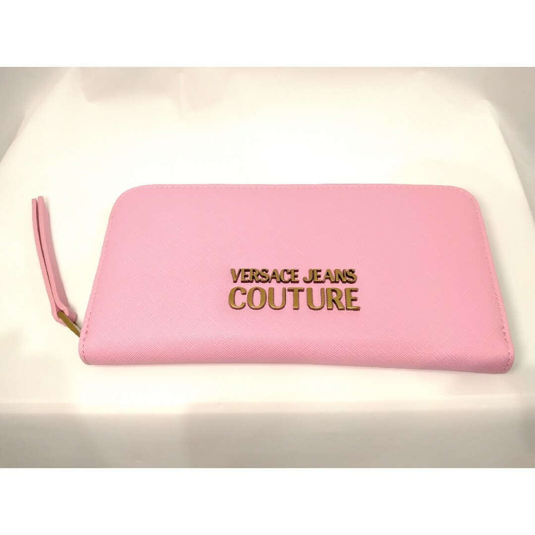 VERSACE JEANS COUTURE 長財布 ピンク レディースのファッション小物(財布)の商品写真