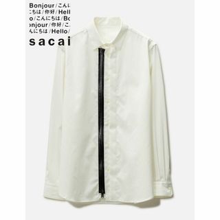 サカイ(sacai)のSACAI コットン ポプリン シャツ(シャツ)